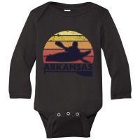 Arkansas Kayaking Gift Long Sleeve Baby Bodysuit | Artistshot