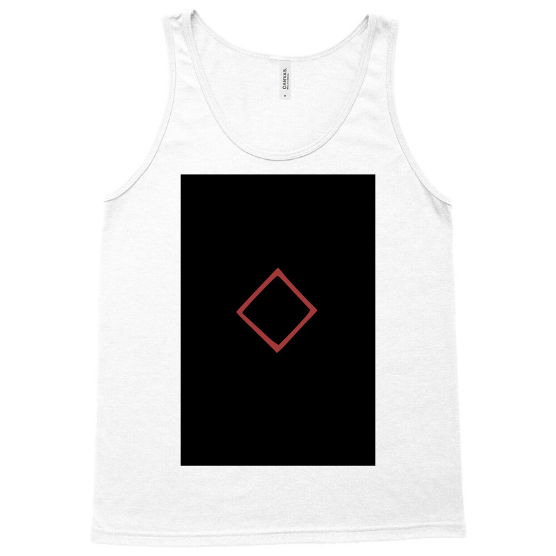 Viking Norse Rune Ingwaz Simple Red Amp Black  Cute Humor Tank Top | Artistshot