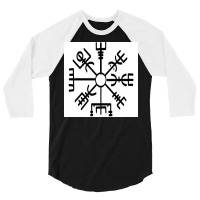 Viking Vegvisir  Hipster 70s 3/4 Sleeve Shirt | Artistshot