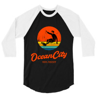 Ocean City New Jersey 3/4 Sleeve Shirt | Artistshot