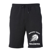 Aww Yeah Trilobites Science Fleece Short | Artistshot