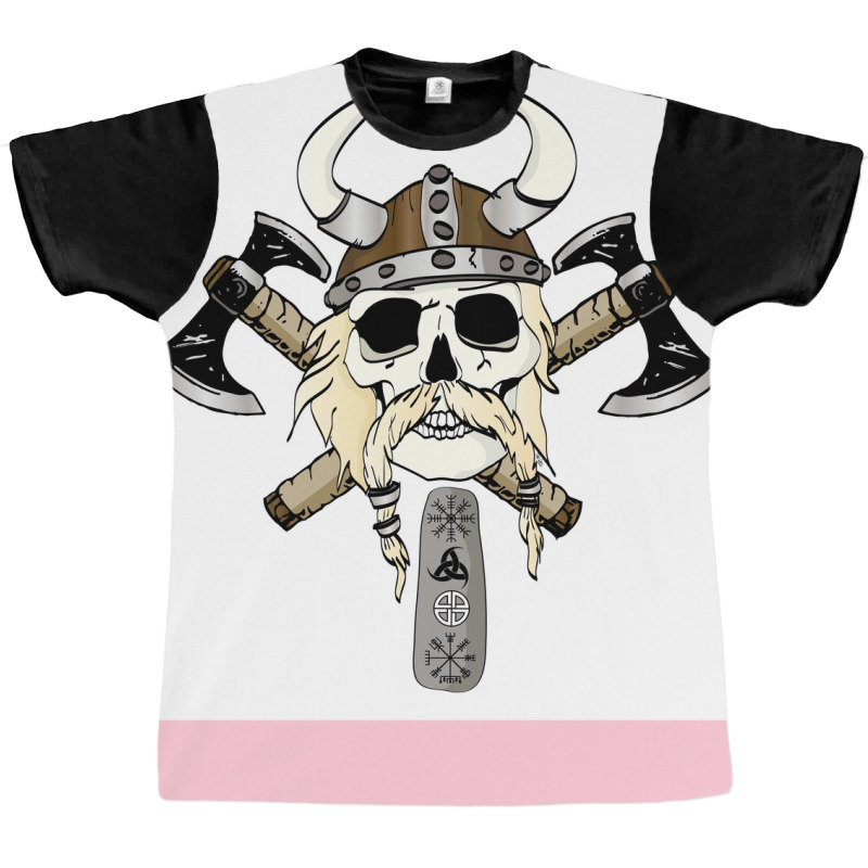 Viking Red Hipster Graphic T-shirt | Artistshot