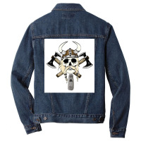 Viking Red Hipster Men Denim Jacket | Artistshot