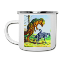 Allosaurus Vs Dryosaurus Poster Music Camper Cup | Artistshot