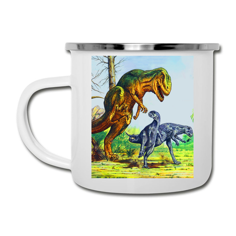 Allosaurus Vs Dryosaurus Poster Music Camper Cup | Artistshot