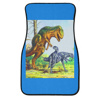 Allosaurus Vs Dryosaurus Poster Music Front Car Mat | Artistshot