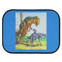 Allosaurus Vs Dryosaurus Poster Music Rear Car Mat | Artistshot