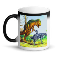 Allosaurus Vs Dryosaurus Poster Music Magic Mug | Artistshot