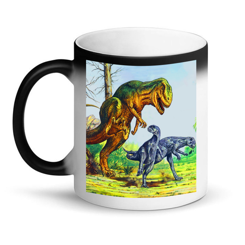 Allosaurus Vs Dryosaurus Poster Music Magic Mug | Artistshot