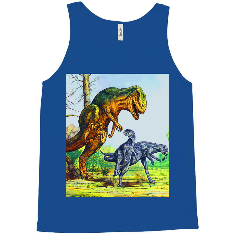 Allosaurus Vs Dryosaurus Poster Music Tank Top | Artistshot