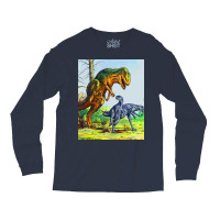 Allosaurus Vs Dryosaurus Poster Music Long Sleeve Shirts | Artistshot