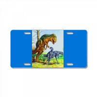 Allosaurus Vs Dryosaurus Poster Music License Plate | Artistshot