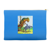 Allosaurus Vs Dryosaurus Poster Music Accessory Pouches | Artistshot