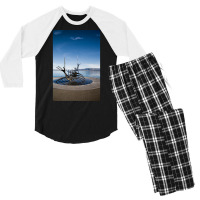 Viking Ship Sculpture Reykjavik Iceland  Aesthetic Hipster Men's 3/4 Sleeve Pajama Set | Artistshot