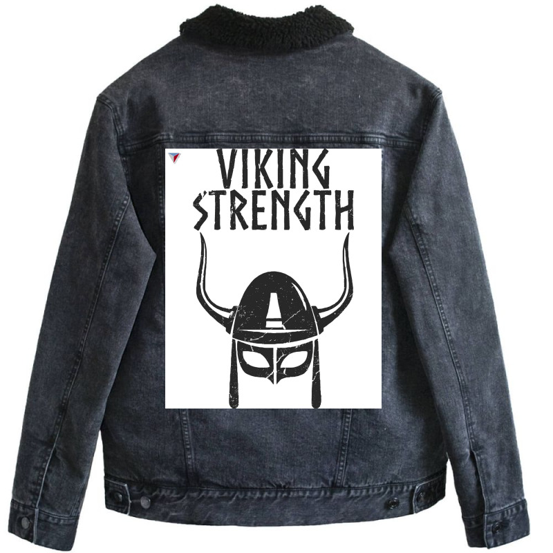 Viking Strength Workout Training Black Gym Menx27s Tshirt By Cyrca Ori Unisex Sherpa-lined Denim Jacket | Artistshot