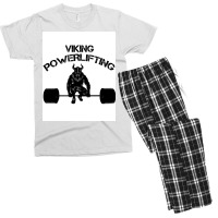 Viking Training Powerlifting Bodybuilding Fitness  80s Nostalgia Men's T-shirt Pajama Set | Artistshot