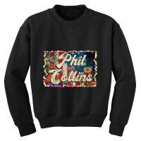 Lovely Phil Retro Pattern 80s 90s Birthday Flowers Style Youth Sweatshirt | Artistshot