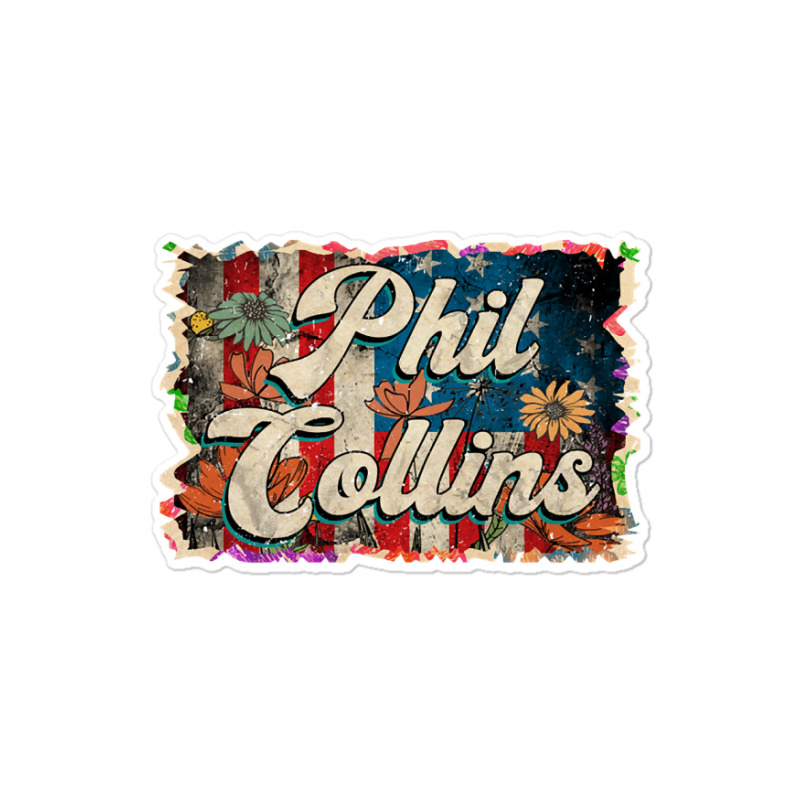 Lovely Phil Retro Pattern 80s 90s Birthday Flowers Style Sticker | Artistshot