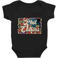 Lovely Phil Retro Pattern 80s 90s Birthday Flowers Style Baby Bodysuit | Artistshot