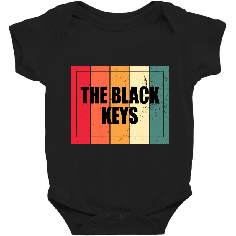 Personalized Name Keys Birthday 70s 80s 90s Vintage Styles Baby Bodysuit by cubicgetting01 | Artistshot