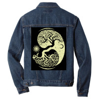 Viking Tree  Blue Travel Men Denim Jacket | Artistshot