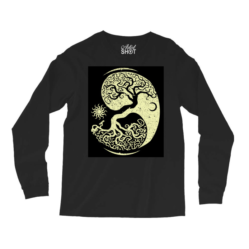 Viking Tree  Blue Travel Long Sleeve Shirts | Artistshot