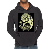 Viking Tree  Blue Travel Vintage Hoodie | Artistshot