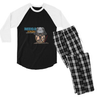 Overly Macho Memes Mega Power Men's 3/4 Sleeve Pajama Set | Artistshot