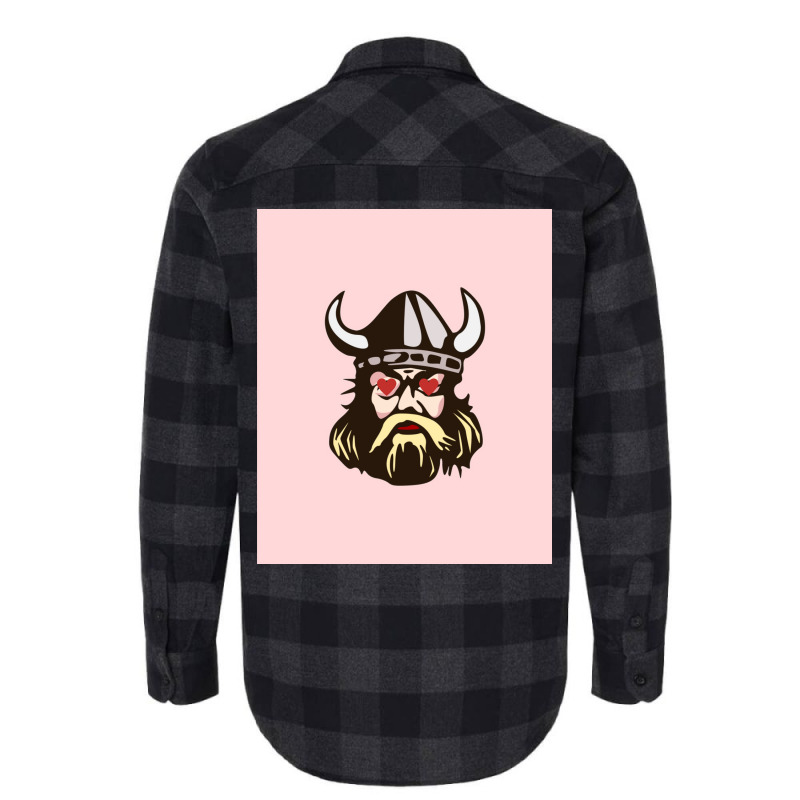 Viking Valentines Love Eyes  Humor Flannel Shirt | Artistshot