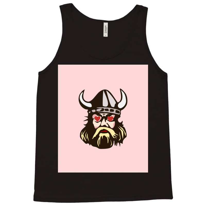 Viking Valentines Love Eyes  Humor Tank Top | Artistshot