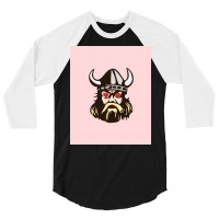 Viking Valentines Love Eyes  Humor 3/4 Sleeve Shirt | Artistshot