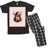 Viking Valentines Love Eyes  Humor Men's T-shirt Pajama Set | Artistshot