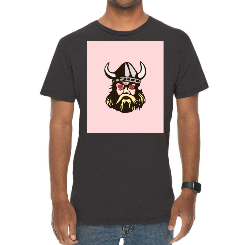 Viking Valentines Love Eyes  Humor Vintage T-shirt | Artistshot