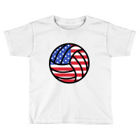 American Volleyball Toddler T-shirt | Artistshot