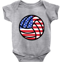 American Volleyball Baby Bodysuit | Artistshot