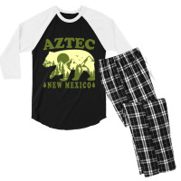 Aztec New Mexico Mountain View Men's 3/4 Sleeve Pajama Set | Artistshot