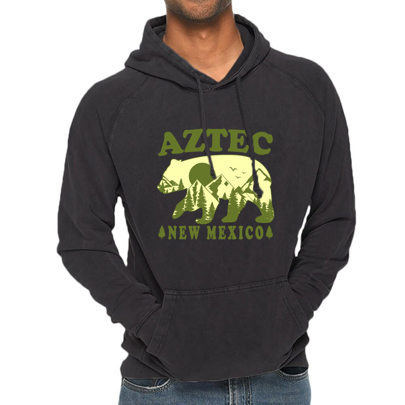 Aztec New Mexico Mountain View Vintage Hoodie by genuinelyseriously4 | Artistshot