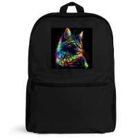 Cat Colorful Popart Backpack | Artistshot