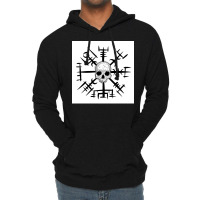 Viking Vegvisirsketch  Yellow Nature Lightweight Hoodie | Artistshot