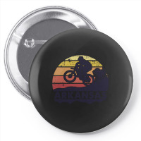 Arkansas Mountain Biking Pin-back Button | Artistshot