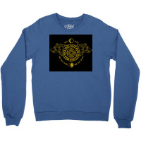 Viking Wolves Skoll And Hati  Girl Crewneck Sweatshirt | Artistshot