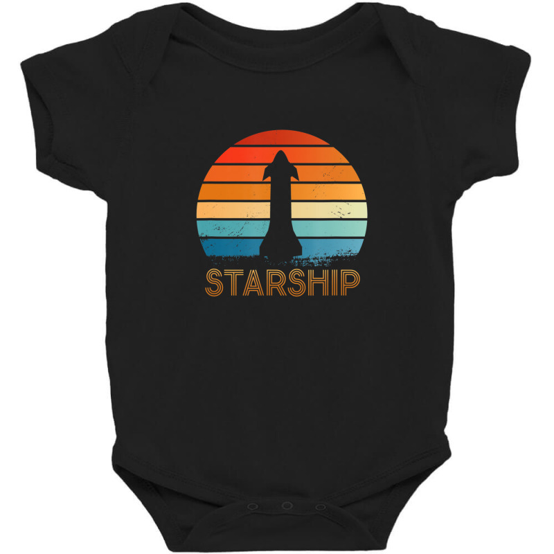 Trending Starship Moon Mars And Beyond Space Exploration Baby Bodysuit by fenderbendable | Artistshot