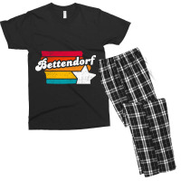 Bettendorf Iowa Vintage Distressed Souvenir Men's T-shirt Pajama Set | Artistshot