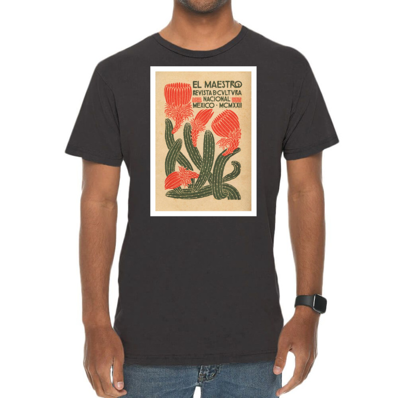 El Maestro Cactus Poster Vintage T-shirt | Artistshot