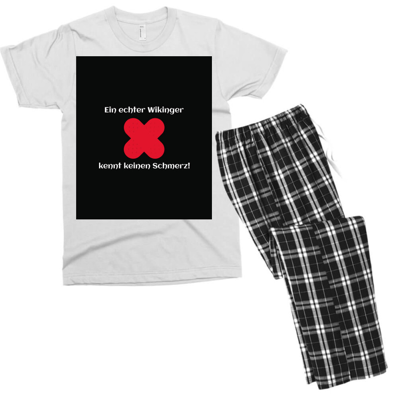 Vikings No Pain  Stars Men's T-shirt Pajama Set | Artistshot