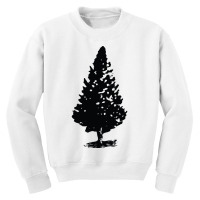 Christmas Tree Design, Tree Artwork, Single Tree Design, Conifer Youth Sweatshirt | Artistshot