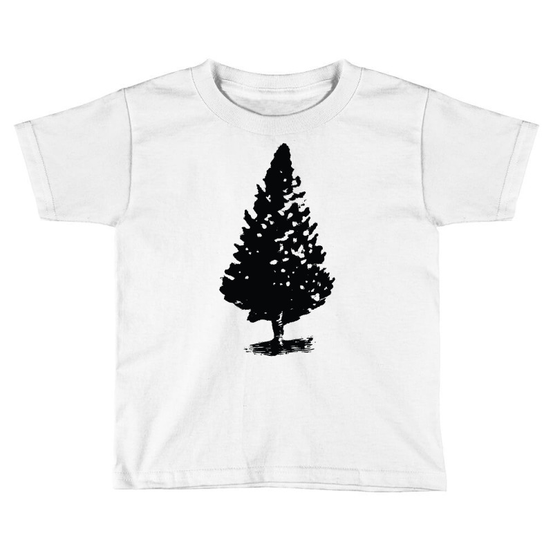 Christmas Tree Design, Tree Artwork, Single Tree Design, Conifer Toddler T-shirt by traumafemales188 | Artistshot