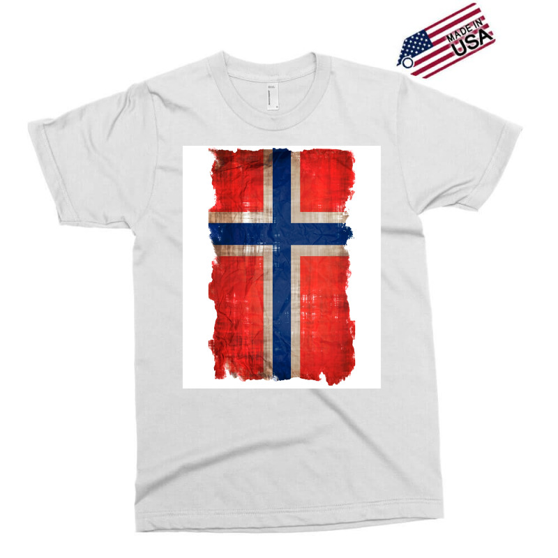 Vintage Norwegian Flag  Red Hippie Exclusive T-shirt | Artistshot