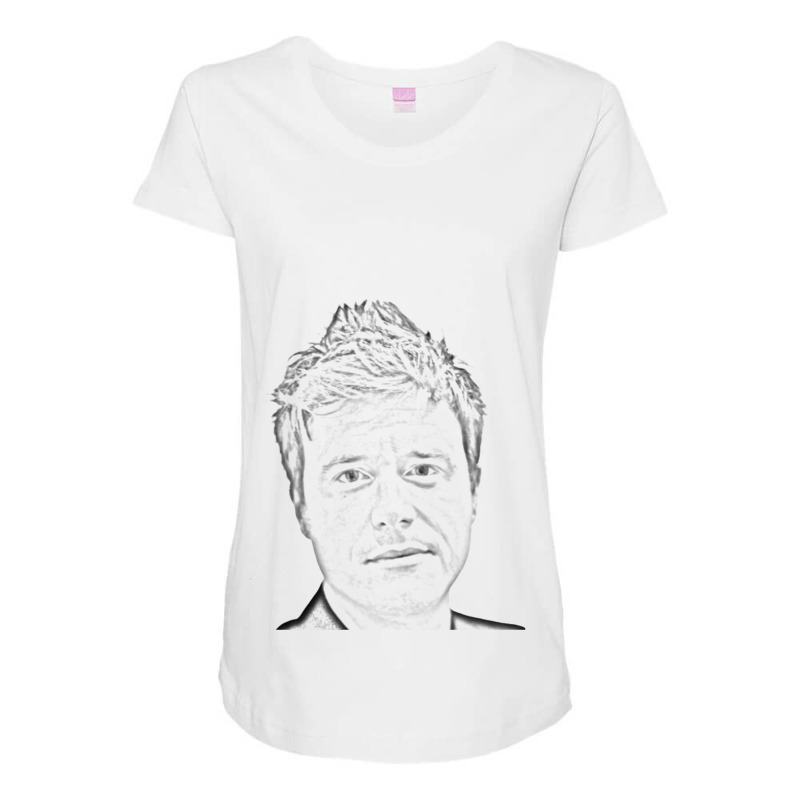 Michael Reeves Headshot Merch Maternity Scoop Neck T-shirt by PENNYMALONE | Artistshot