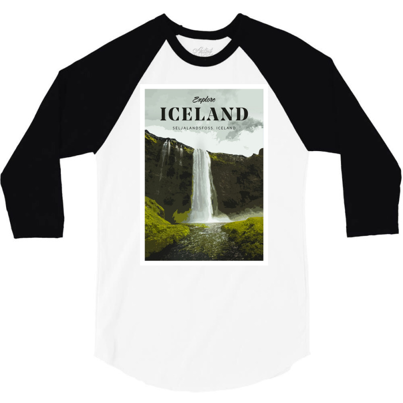 Visit Iceland  Boy Cool 3/4 Sleeve Shirt | Artistshot